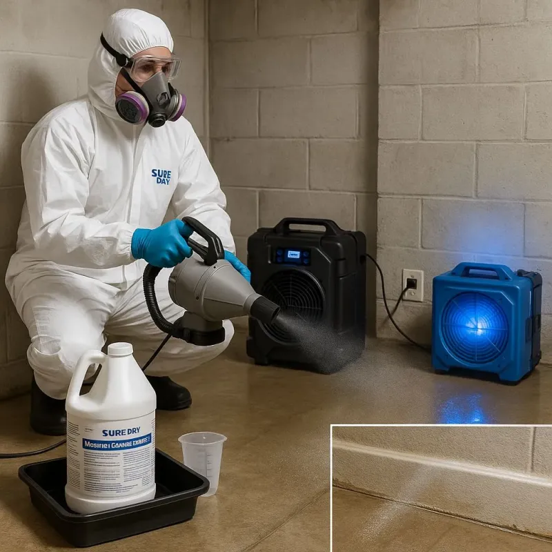 Sanitization and Odor Removal process in Marshall County, OK