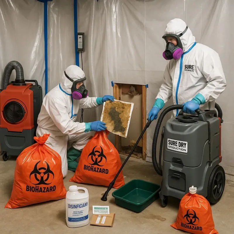 Contaminated Water Handling Protocols process in Marshall County, OK